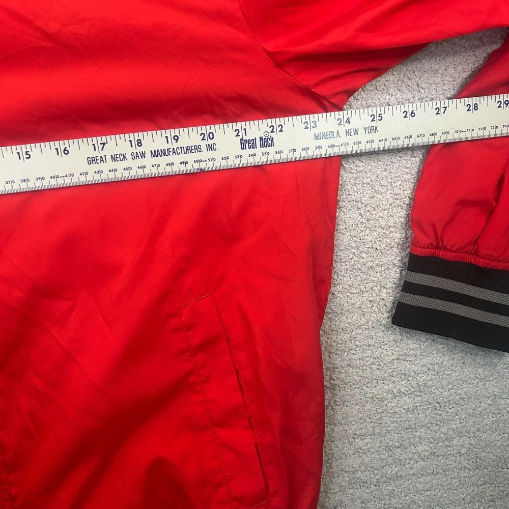 G BY GUESS Bomber Jacket Red XL Streetwear Varsity Flight Urban Retro